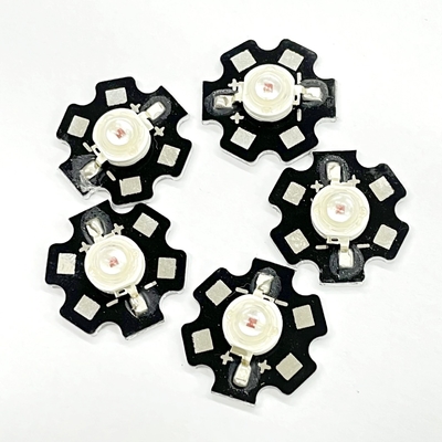 ستار بورد منحرف 1W 3000K 3200K مع باد 3.1-3.3v القوة العالية SMD LED اللون الأبيض الدافئ المنبع