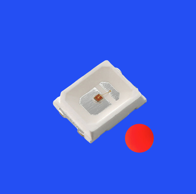 SMD2835 2.8x3.5mm اللون الأحمر 620-625nm 3-5LM 120 درجة العدسة الشفافة