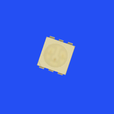 5050 RGB LED Diode 5.0x5.0mm Super Bright 120 Deg 6 Pin Diffused Lens 0.3W رقاقة SMD