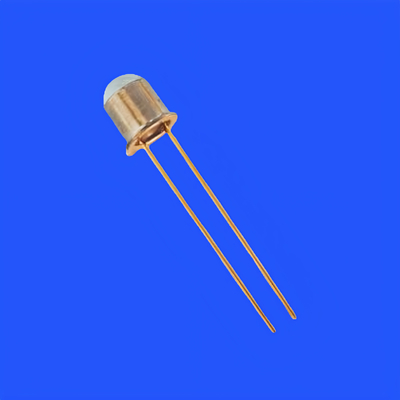 370nm TO46 ضوء UV LED المعدنية مغلفة غمر UVA ثنائي للأجهزة الكاشفة البصرية