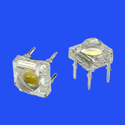 F5 العدسة المنحدرة بيراها LED مصباح 60 درجة الطبيعة اللون الأبيض المتكامل زينر 5mm LED للسكك الحديدية