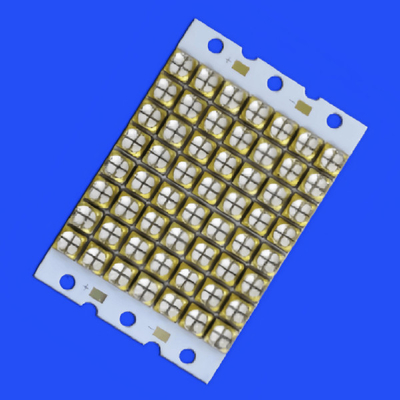 75*50mm 7550 365nm 480W - 600W 120deg COB وحدة UVA موجة قصيرة للتقوية فوق البنفسجية
