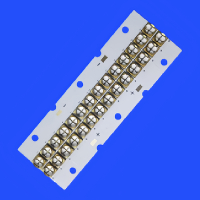 104*35mm 10435 385nm 395nm 405nm 240-400W وحدة الأشعة فوق البنفسجية 60 درجة لتحديد مكافحة التزوير