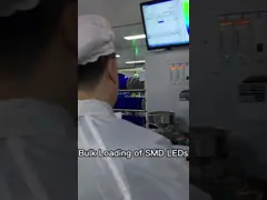 SMD3030 3.0x3.0mm اللون الأبيض 6000-6500K 10-12LM 120 درجة العدسة الواضحة للمياه PCT العصا LED
